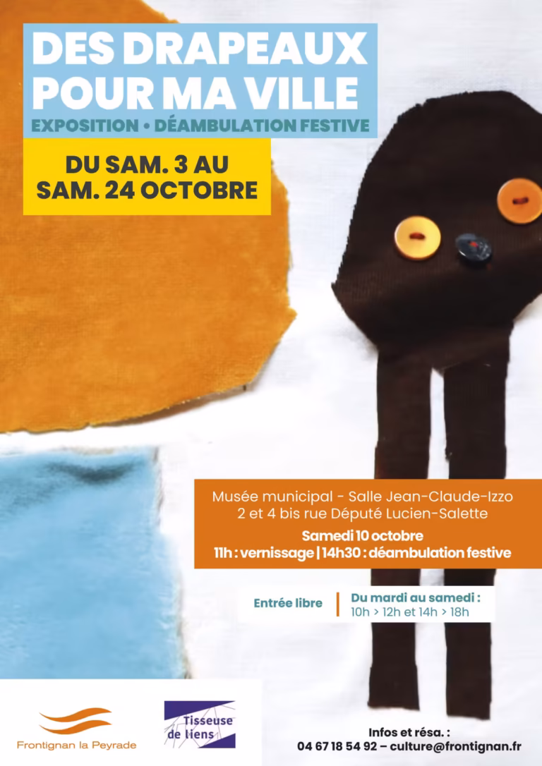 Des drapeaux pour ma ville, exposition à Frontignan