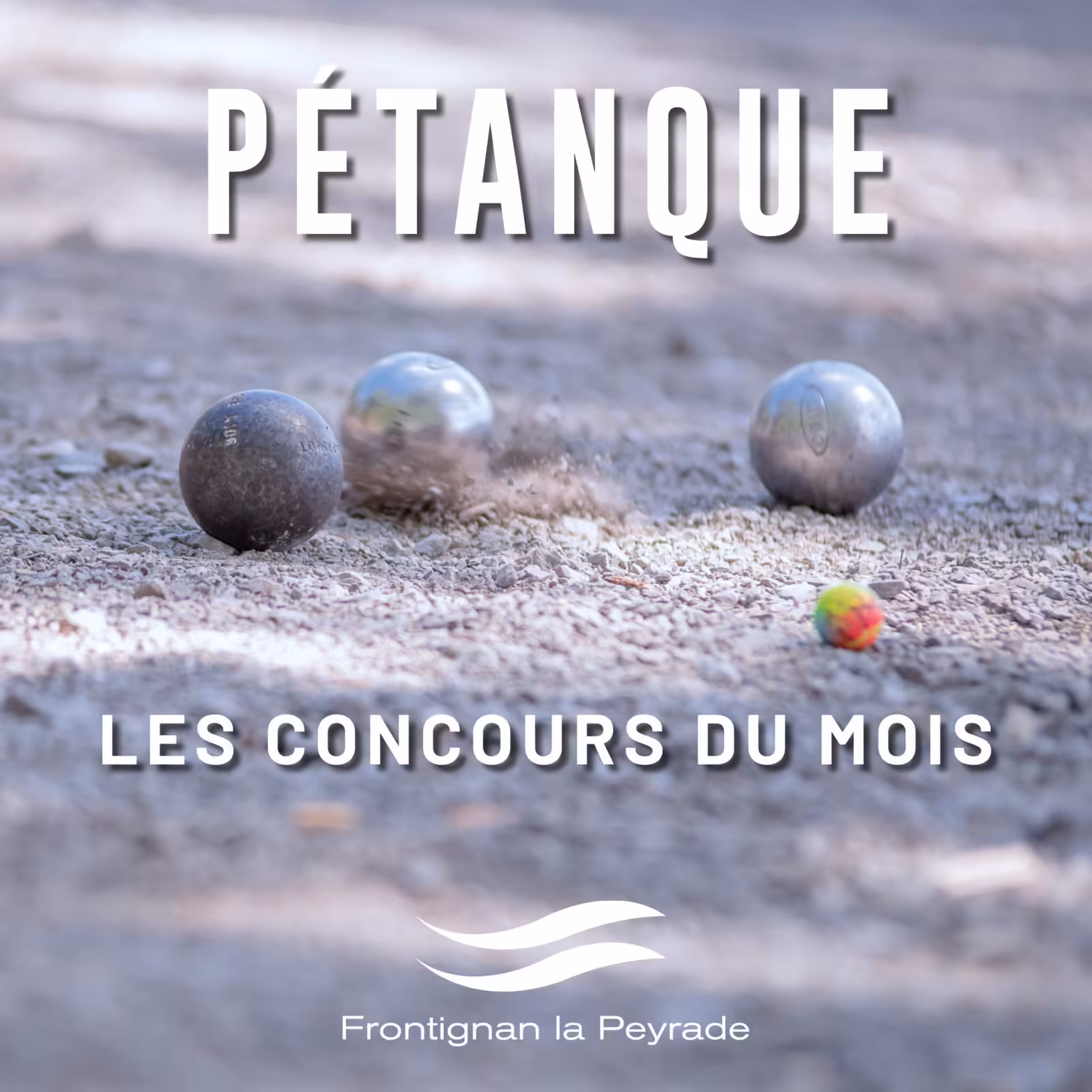 Concours de pétanque du lundi à Frontignan
