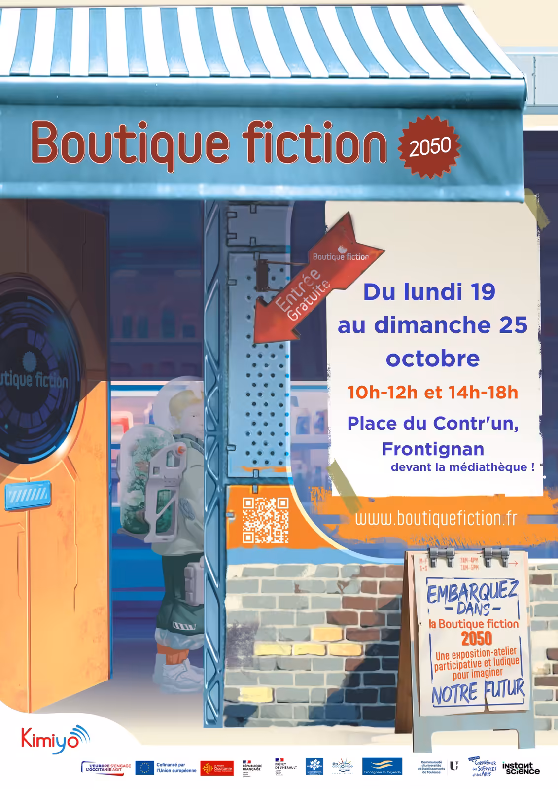 Boutique fiction 2050, exposition-atelier à Frontignan Boutique fiction 2050, exposition-atelier à Frontignan